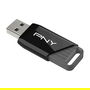 PNY Attaché X 128 GB USB 3.2 Gen 1 Llavero USB (130 MB/s, Negro, 1 ud.)
