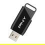 PNY Attaché X 128 GB USB 3.2 Gen 1 Llavero USB (130 MB/s, Negro, 1 ud.)