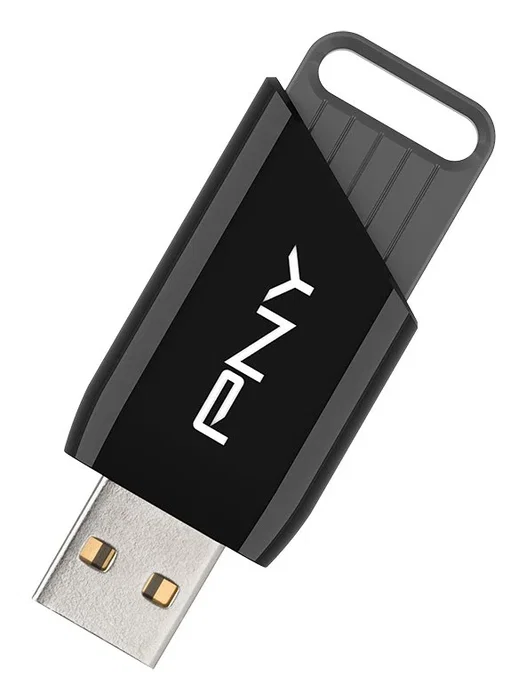 PNY Attaché X - Unidad Flash USB 3.2 Gen 1 de 128 GB, USB Tipo A, Negro, 130 MB/s