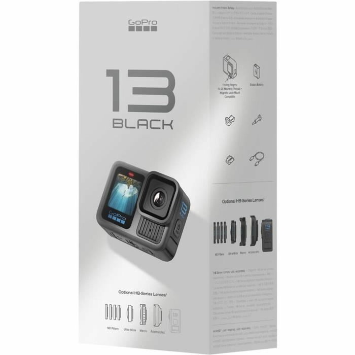 GoPro HERO13 Black CHDHX-131-RW 5.3K Ultra HD 27.6 MP GoPro HERO13 Black CHDHX-131-RW 5.3K Ultra HD 27.6 MP
