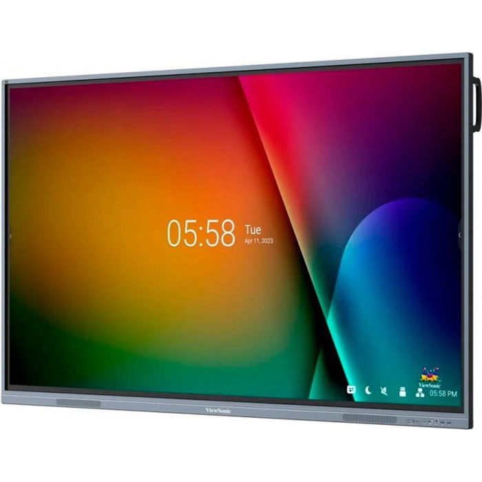 Viewsonic Monitor Interactivo IFP7533-G 75 Pulgadas 4K UHD Táctil 20 Puntos Android 11 Procesador Quad-Core 8GB RAM 128GB
