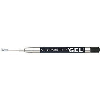 Parker Recambio de Bolígrafo Gel Negro Punta Media 0,7 mm Parker Recambio de Bolígrafo Gel Negro Punta Media 0,7 mm
