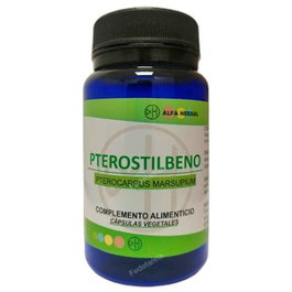 Alfa Herbal Pterostilbeno (Pterocarpus Marsupium) 60 Comprimidos - Suplemento Dietético
