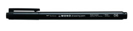 Rotulador Calibrado Tombow Mono Drawing Pen Punta Fina 06 (0,50 Mm) Negro (Set de 4)