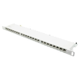 GoodConnections Patchpanel 19 cat. 6A 24-P 0,5HE blanco