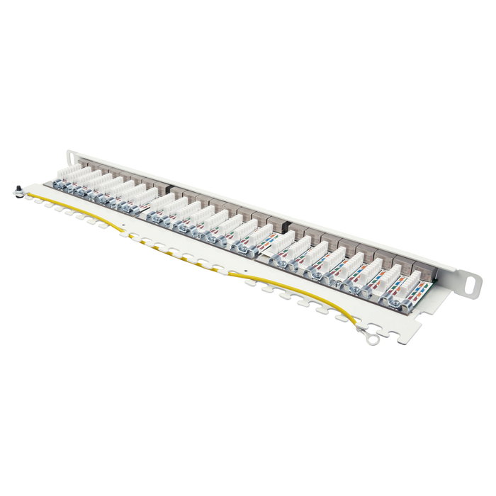 GoodConnections Patchpanel 19 cat. 6A 24-P 0,5HE blanco GoodConnections Patchpanel 19 cat. 6A 24-P 0,5HE blanco
