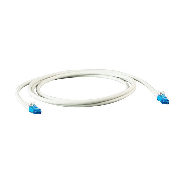 EFB Elektronik Patchkabel RJ45 Cat.6A U/UTP LSZH Premium 500MHz Blanco 0,5m