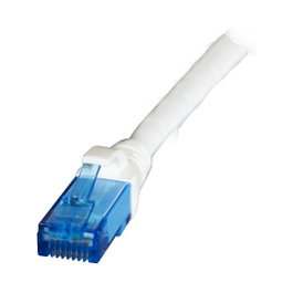 EFB Elektronik Patchkabel RJ45 Cat.6A U/UTP LSZH Premium 500MHz Blanco 0,5m