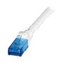 EFB Elektronik Patchkabel RJ45 Cat.6A U/UTP LSZH Premium 500MHz Blanco 0,5m
