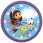 KIDS LICENSING Reloj de Pared La Casa de Muñecas de Gabby Tamaño 25cm
