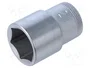 GEDORE Vaso de 21mm de 6 ángulos con mando de 1/2 polgada