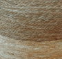 DKD Home Decor Set de 10 Maceteros de Fibra Bicolor Natural
