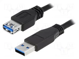LogiLink Cable Extensor USB 3.0 de 3 metros Negro