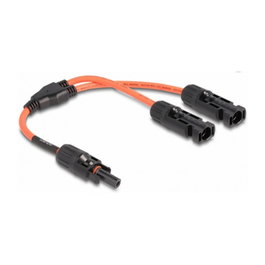 DeLOCK DL4 Solar Splitter Cable 1 x Hembra a 2 x Macho 30 cm Rojo