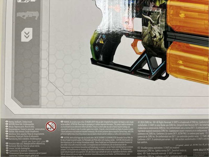 Zuru X-Shot Skins Dread Pistola Jurassic World con 12 Dardos, Juguete para Ninos a Partir de 3 Anos Zuru X-Shot Skins Dread Pistola Jurassic World con 12 Dardos, Juguete para Ninos a Partir de 3 Anos