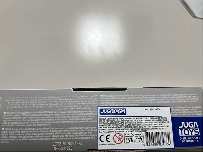 Zuru X-Shot Skins Dread Pistola Jurassic World con 12 Dardos, Juguete para Ninos a Partir de 3 Anos Zuru X-Shot Skins Dread Pistola Jurassic World con 12 Dardos, Juguete para Ninos a Partir de 3 Anos