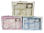 Peluche Manta Baby DKD Home Decor Rosa Azul 100 x 10 x 75 cm Set de 2 (3 Unidades)
