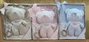 Peluche Manta Baby DKD Home Decor Rosa Azul 100 x 10 x 75 cm Set de 2 (3 Unidades)