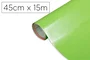 D-c-fix Rollo Adhesivo Verde Manzana, Papel Autoadhesivo para Manualidades y Bricolaje, 45 cm de Ancho x 15 m de Largo, Ideal para Decoración, Forrado de Muebles y Superficies