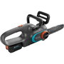 GARDENA PowerSaw 250/18V P4A Ready-T-U Set, Motosierra de Cadena Eléctrica Inalámbrica con Batería, 25 cm, Negro