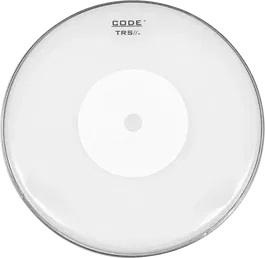 CODE Parche Caja 13" Trs Code Blanco Liso 2 Capas 7.5mm Refuerzo Central Ataque Brillante Gran Proyección Polietileno Estudio Directo Rock Fusion