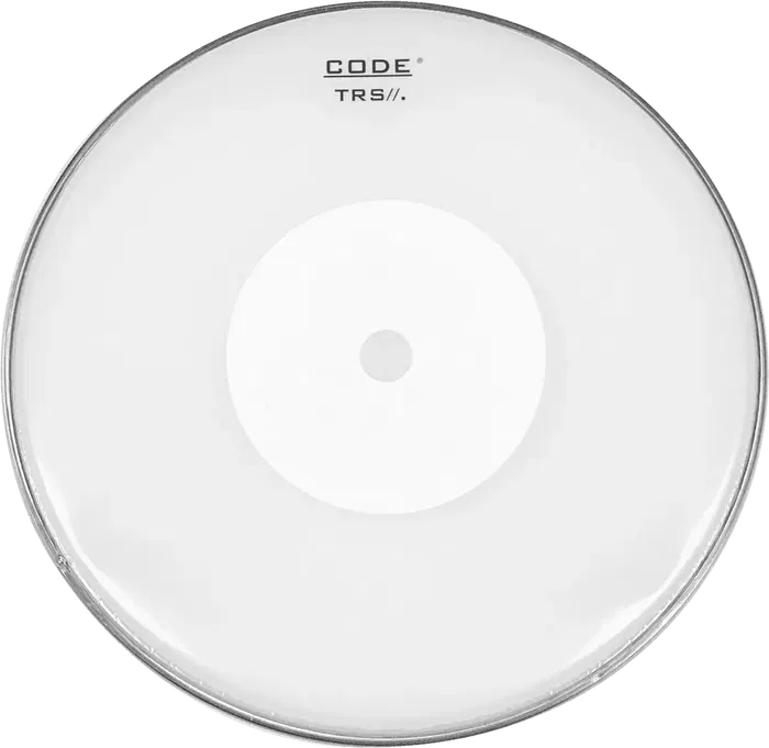 CODE Parche Caja 13" Trs Code Blanco Liso 2 Capas 7.5mm Refuerzo Central Ataque Brillante Gran Proyección Polietileno Estudio Directo Rock Fusion CODE Parche Caja 13" Trs Code Blanco Liso 2 Capas 7.5mm Refuerzo Central Ataque Brillante Gran Proyección Polietileno Estudio Directo Rock Fusion