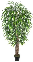 DKD Home Decor Planta Ficus Verde PE 100x100x203 cm