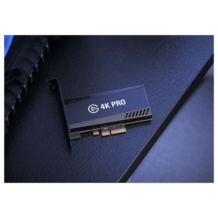 Elgato 4K Pro Game Capture PCIe Interna - Capturadora 8K Ultra HD 7680 x 4320 HDR10 para PC Windows 10/11, 2x Puertos HDMI, Negro