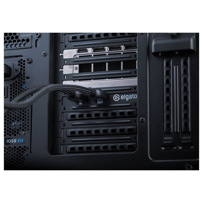 Elgato 4K Pro Game Capture PCIe Interna - Capturadora 8K Ultra HD 7680 x 4320 HDR10 para PC Windows 10/11, 2x Puertos HDMI, Negro