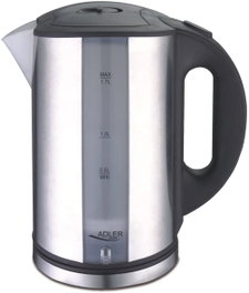 ADLER Hervidor de agua Adler acero inox 1.7l 2200w
