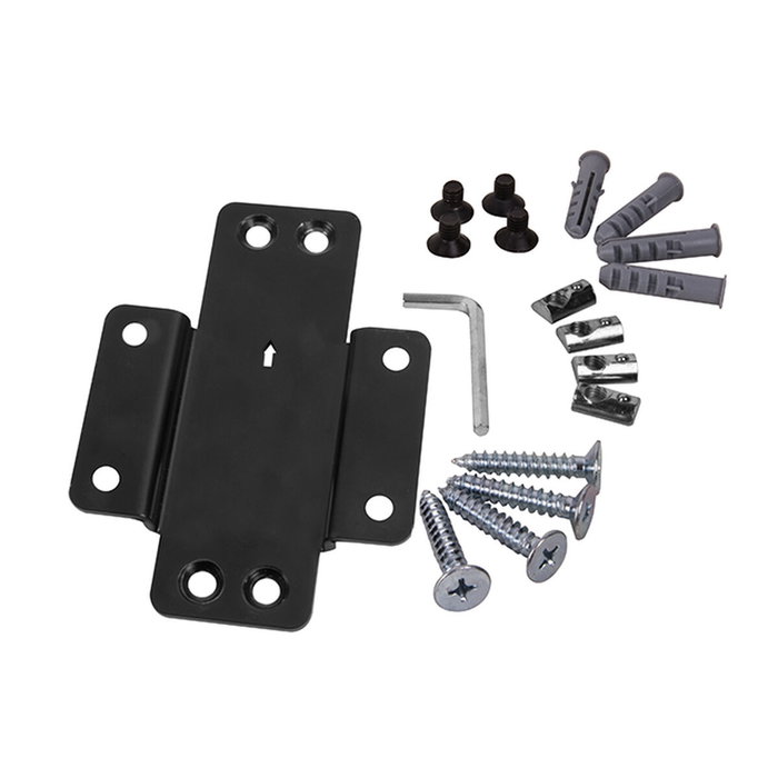 B-Tech System X Rail Mounting Bracket BT8390-WFK2/B Negro B-Tech System X Rail Mounting Bracket BT8390-WFK2/B Negro