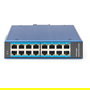 Digitus Conmutador de Red Industrial Gigabit Ethernet 16 Puertos No Gestionado, Aluminio, Montaje en Rail DIN, IP40, 12-52V DC, -40°C a 80°C