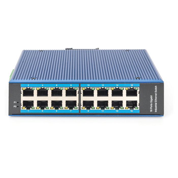 Digitus DN-651129 Switch de red Gigabit Ethernet Industrial de 16 puertos Digitus DN-651129 Switch de red Gigabit Ethernet Industrial de 16 puertos