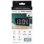 Be Mix Espejo Be Mix Reloj Despertador Digital con Pantalla LED Multicolor RGB, Función Espejo, 2 Puertos USB y Alarma