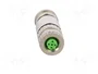 HARTING Conector M12 Hembra 4 Pines Recto IP67