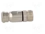 HARTING Conector M12 Hembra 4 Pines Recto IP67