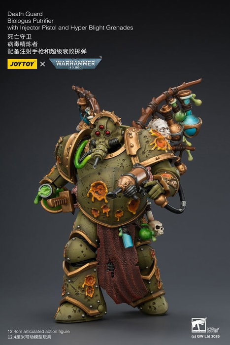 Joy Toy (CN) Warhammer 40,000 Figura Death Guard Biologus Putrifier 12 cm Joy Toy (CN) Warhammer 40,000 Figura Death Guard Biologus Putrifier 12 cm