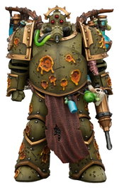Joy Toy (CN) Warhammer 40,000 Figura Death Guard Biologus Putrifier 12 cm