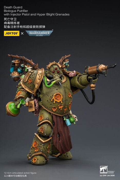 Joy Toy (CN) Warhammer 40,000 Figura Death Guard Biologus Putrifier 12 cm Joy Toy (CN) Warhammer 40,000 Figura Death Guard Biologus Putrifier 12 cm