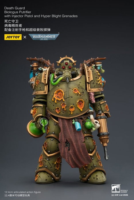 Joy Toy (CN) Warhammer 40,000 Figura Death Guard Biologus Putrifier 12 cm Joy Toy (CN) Warhammer 40,000 Figura Death Guard Biologus Putrifier 12 cm