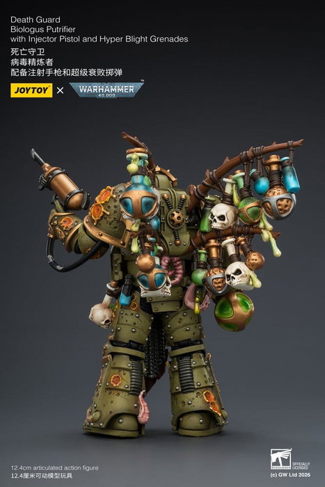 Joy Toy (CN) Warhammer 40,000 Figura Death Guard Biologus Putrifier 12 cm Joy Toy (CN) Warhammer 40,000 Figura Death Guard Biologus Putrifier 12 cm