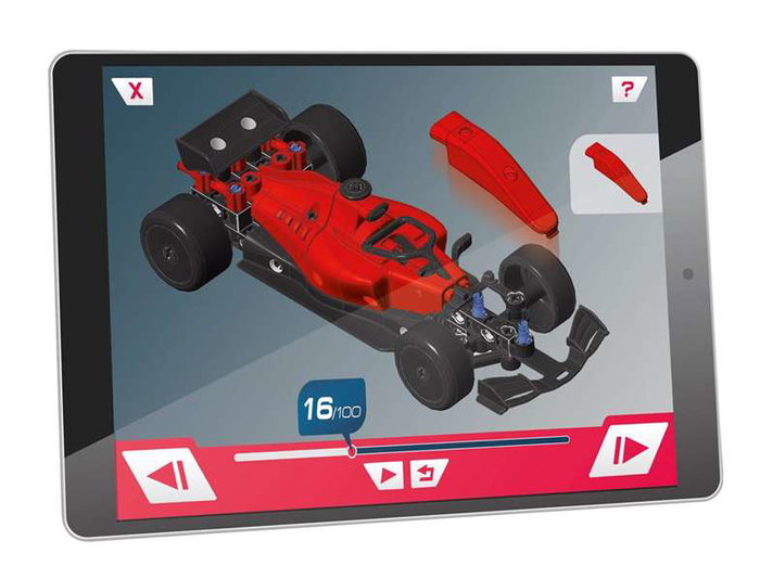 Clementoni Juego Kit de Construcción Coche de Carreras Ciencia y Juega para Niños de 8 Años Clementoni Juego Kit de Construcción Coche de Carreras Ciencia y Juega para Niños de 8 Años