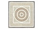 DKD Home Decor Cuadro Moderno Blanco Negro Cristal Ps Fibra 4 x 90 x 90 cm (2 Unidades)