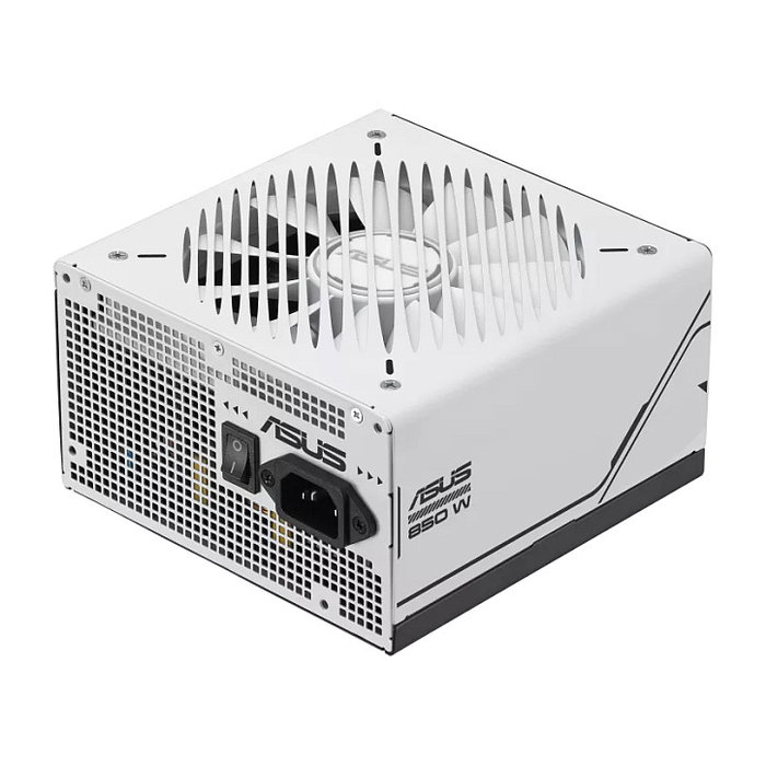 ASUS Prime AP-850G Fuente de alimentación PC 850W 80 PLUS Gold ATX 3.0 totalm. modular color negro/blanco - Bulk