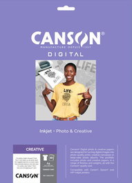 Papel Inkjet Transfer Canson A4 10H Para Algodon Claro