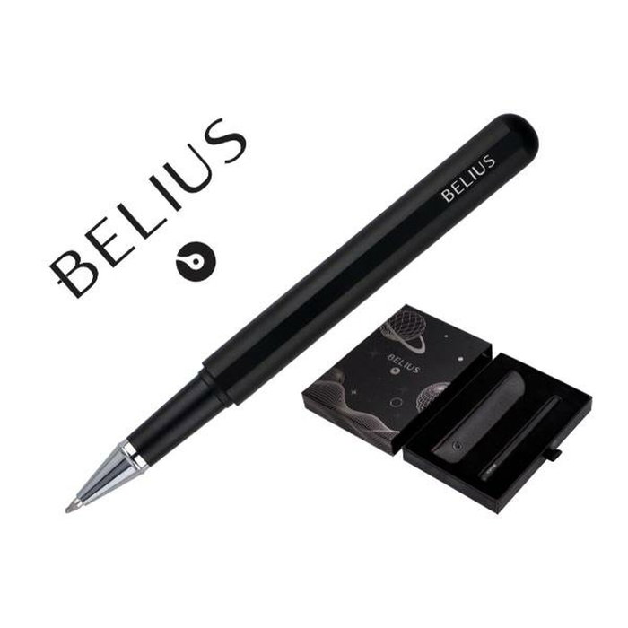 Belius Roller Space B con funda de símilpiel, color negro y tinta azul Belius Roller Space B con funda de símilpiel, color negro y tinta azul