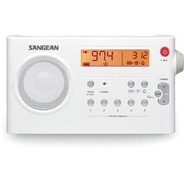 Sangean Radio despertador PR-D7 blanco portátil