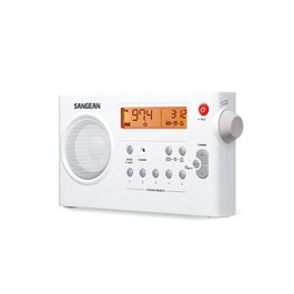 Sangean Radio despertador PR-D7 blanco portátil
