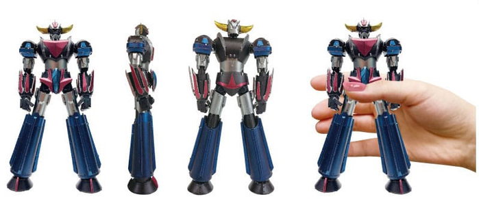 Grendizer Maqueta Metallic Nano Puzzle Grendizer U 14 cm