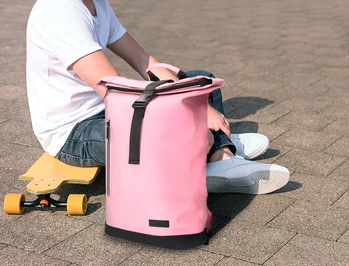 Antartik Mochila Antartik Roll Pack Waterproof Enrollable Rosa